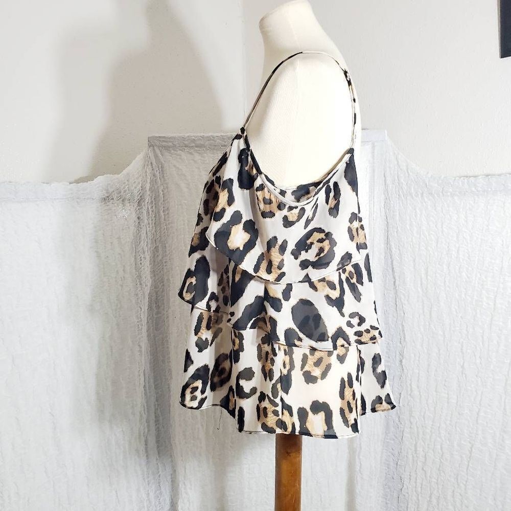 Shoe Me Your MuMu Animal Print Top Size X-Small - Picture 4 of 7